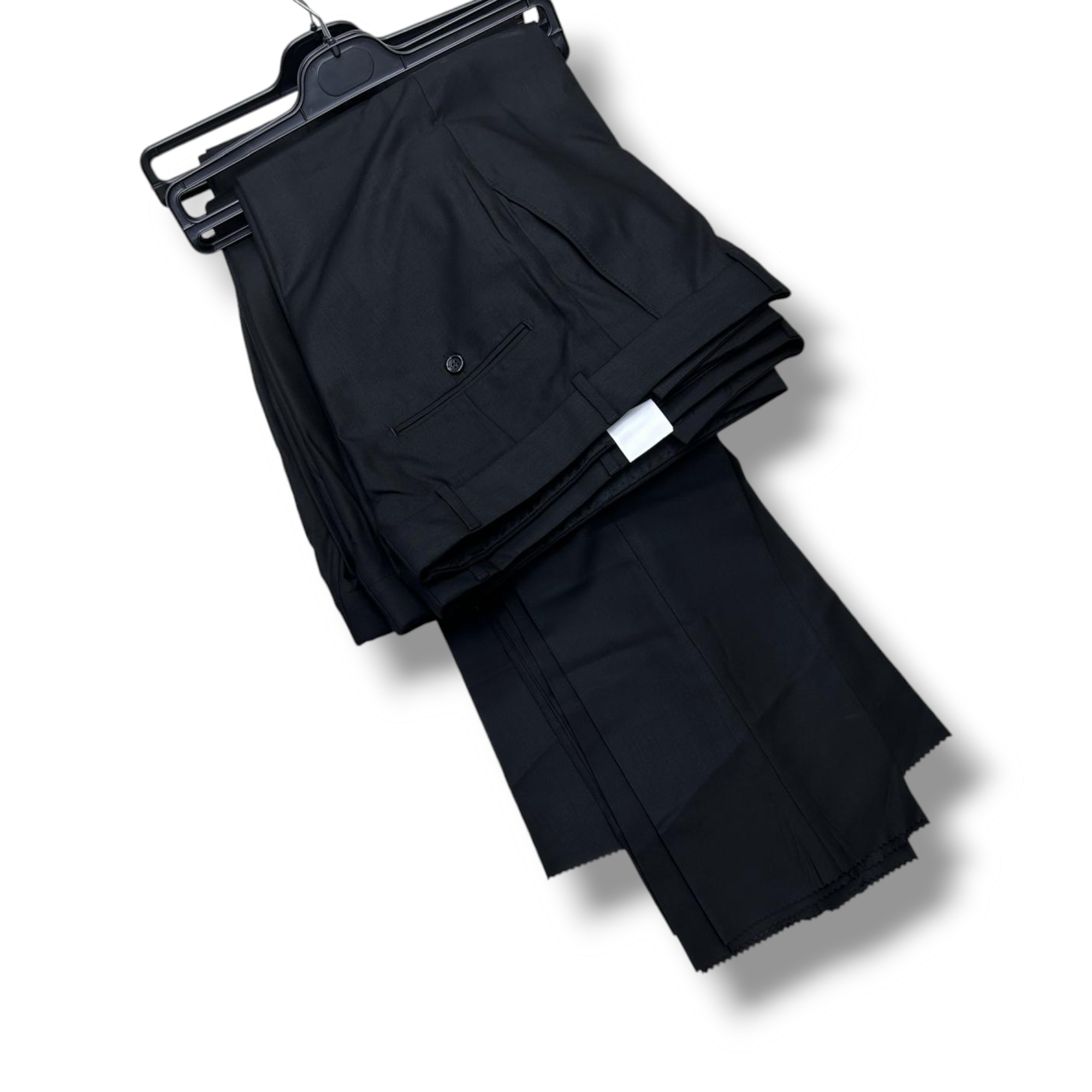 a pair of black official trousers for men